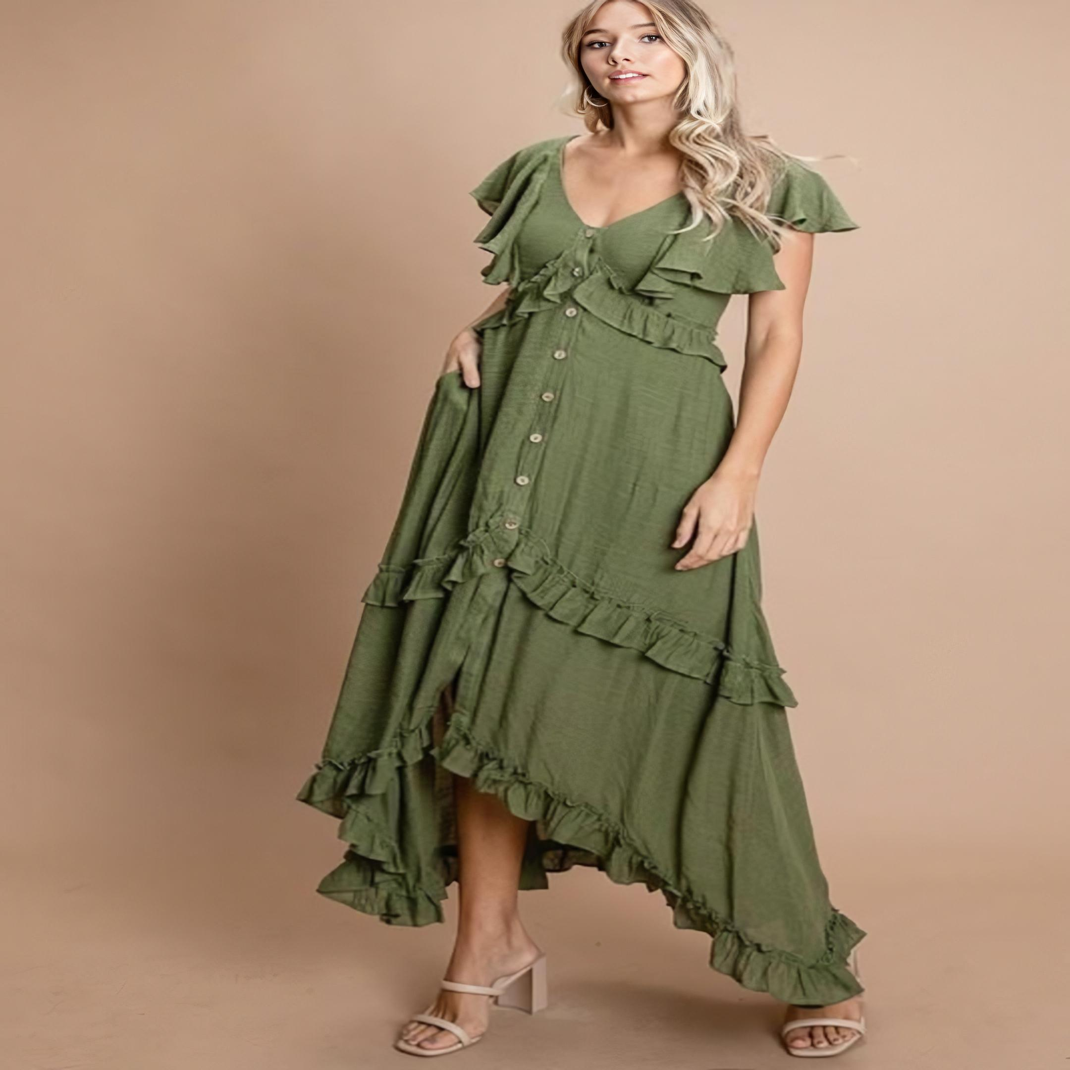 Tiered & Flowy Maxi Dresses - Hometown Heritage Boutique Tiered & Flowy Maxi Dresses - Hometown Heritage Boutique