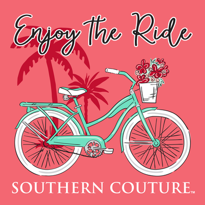 Enjoy The Ride Bike - Short Sleeve T-Shirt by Southern Couture