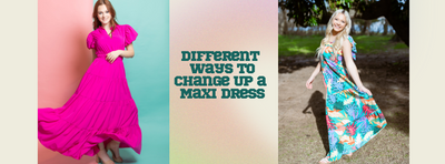 Different Ways to Change Up a Maxi Dress