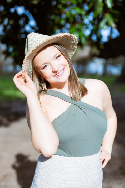 Honolulu Sun Banded Straw Hat