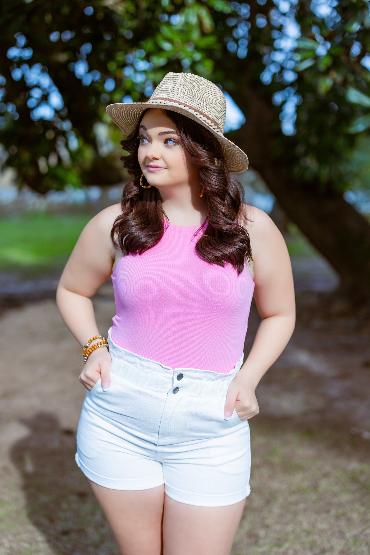 Padre Island Straw Fedora Hat