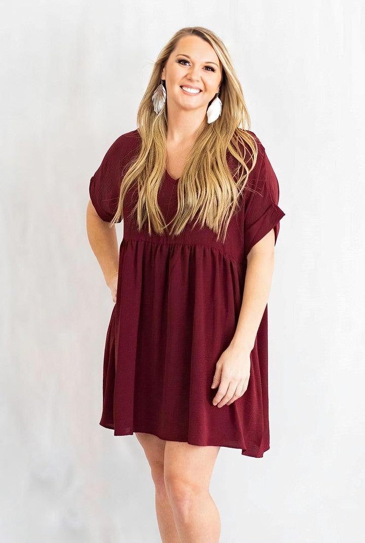 entro burgundy dress Entro The Dress Sleeveless Faux Leather