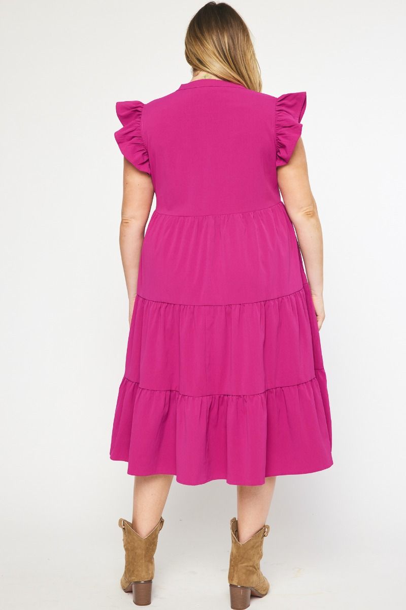 Herlipto Viera Pintuck Tiered Dress Mサイズ Herlipto Viera Pintuck Tiered Dress Mサイズ Viera Pintuck