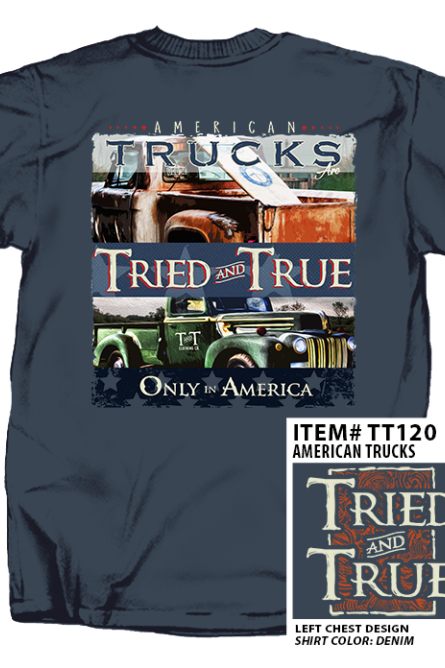 American Trucks - Short Sleeve T-Shirt by Tried and True Clothing