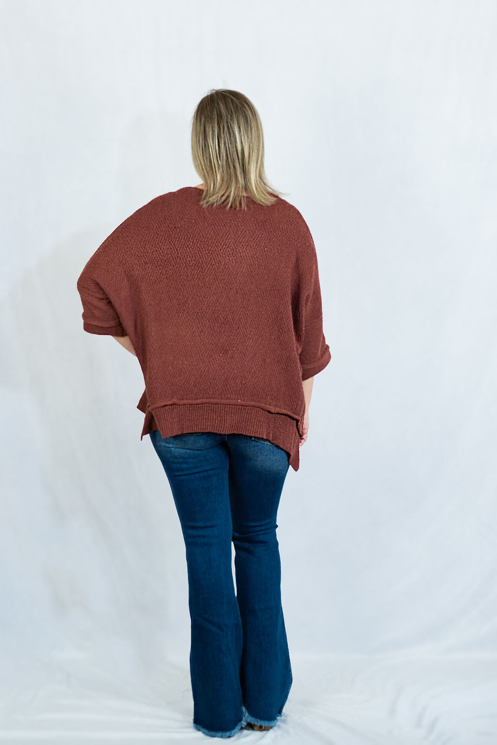 Asymmetrical Knit Top by Entro Clothing