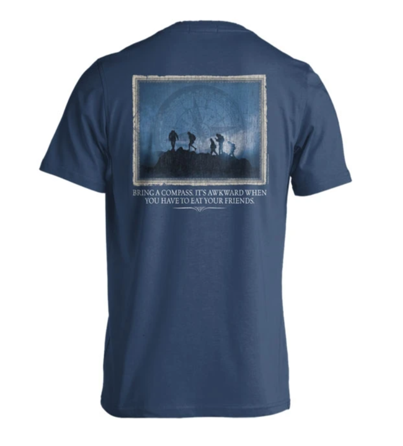 Awkward Compass - Short Sleeve T-Shirt by Off The Map