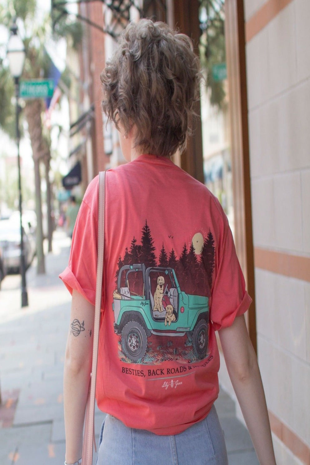 Backroads - Short Sleeve T-Shirt by Lily Grace