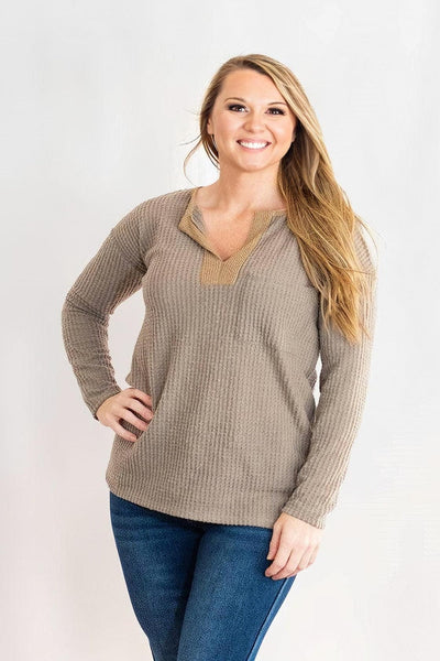 BIBI 'MERICA Tinsel Short Puff~Sleeve Sweater – Silver Accents