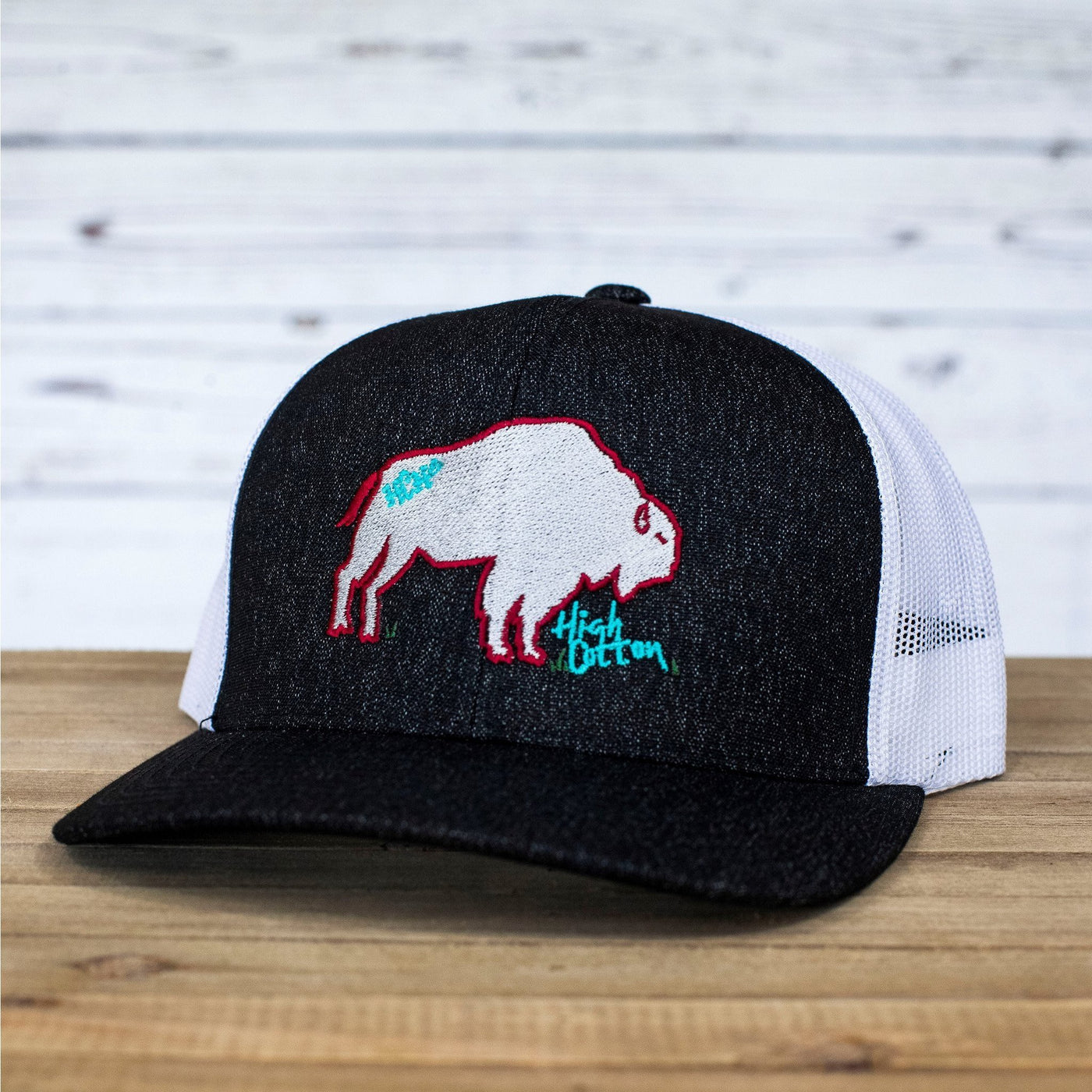Buffalo Bill Black Trucker Hat by High Cotton Hats Co