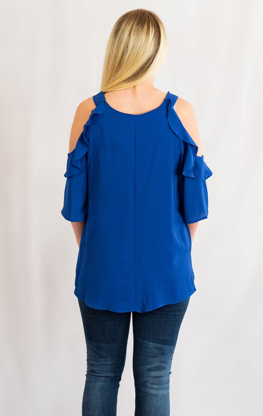 Cold shoulder tunic top on sale