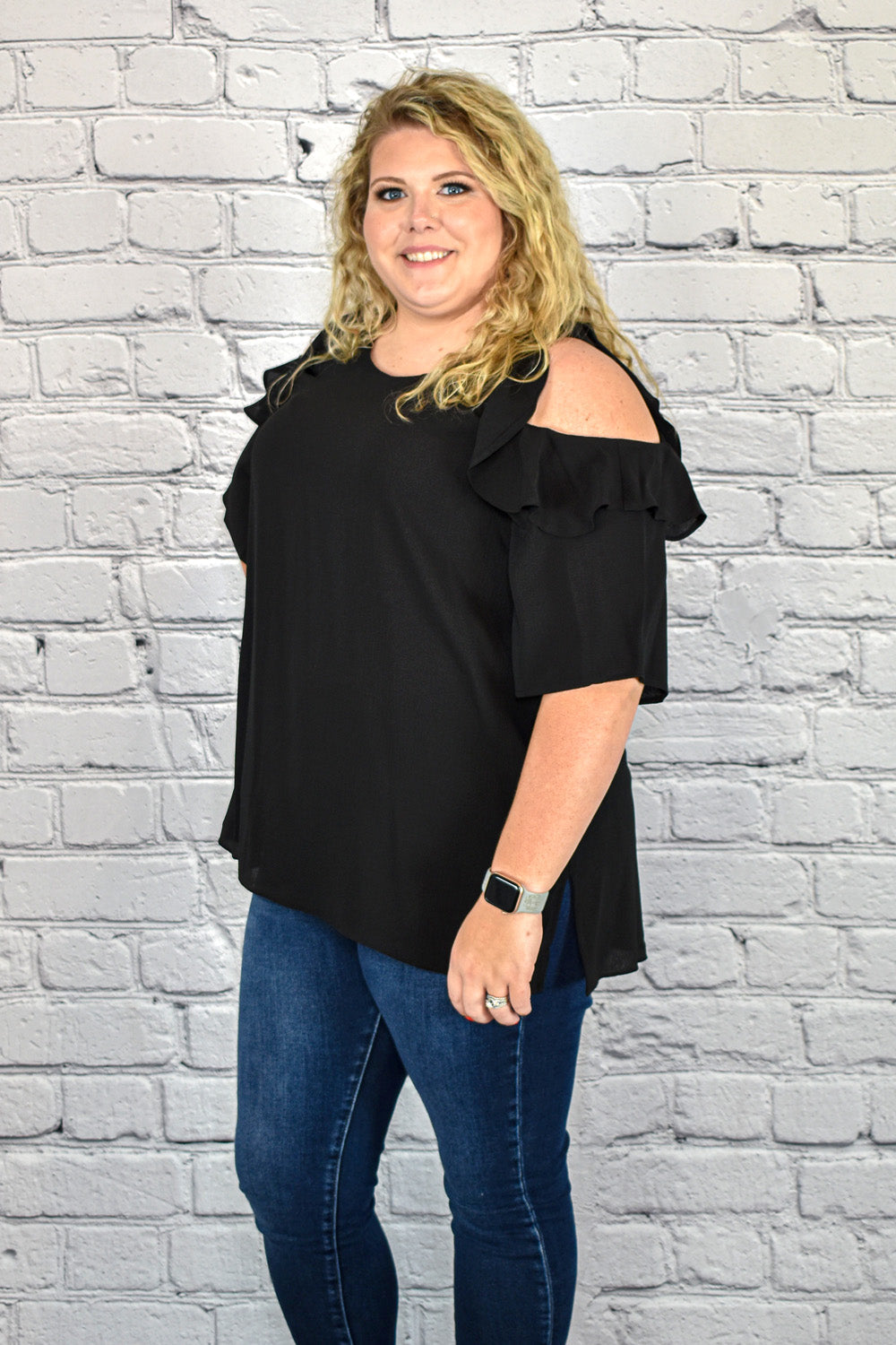 Umgee Plus Size Cold Shoulder Tunic Top Hometown Heritage Boutique