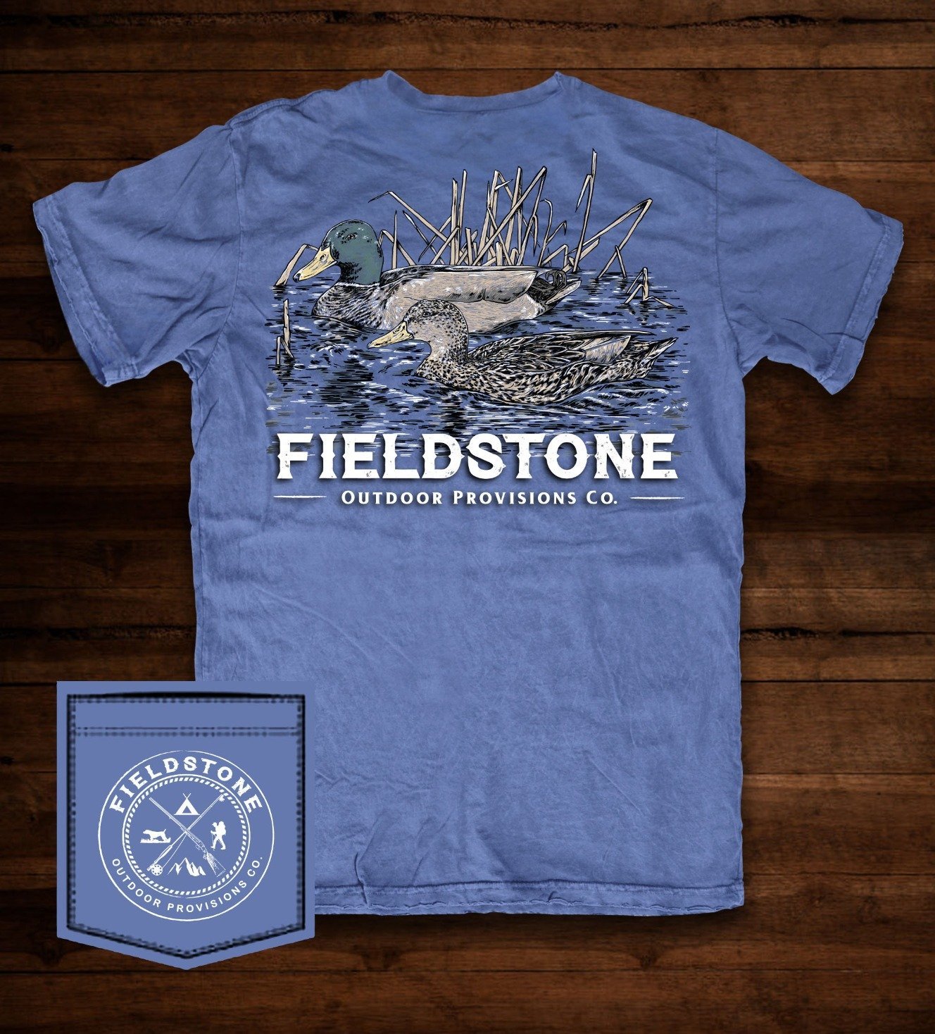 Duck Pond Short Sleeve T-Shirt (Youth) by Fieldstone Outdoors