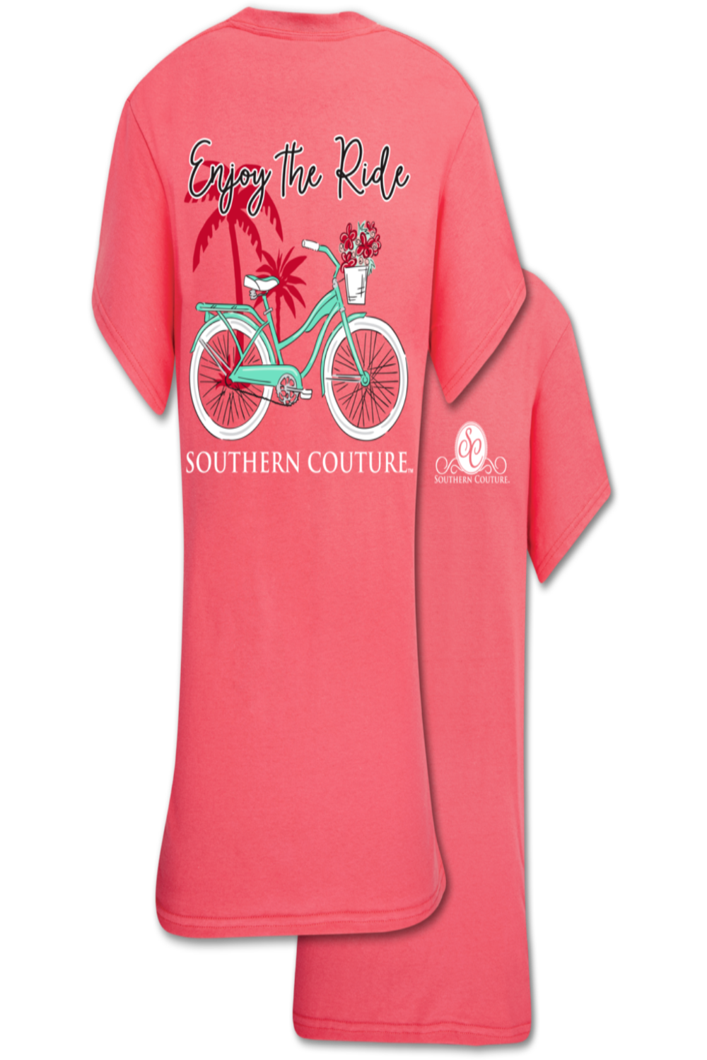 Enjoy The Ride Bike - Short Sleeve T-Shirt by Southern Couture