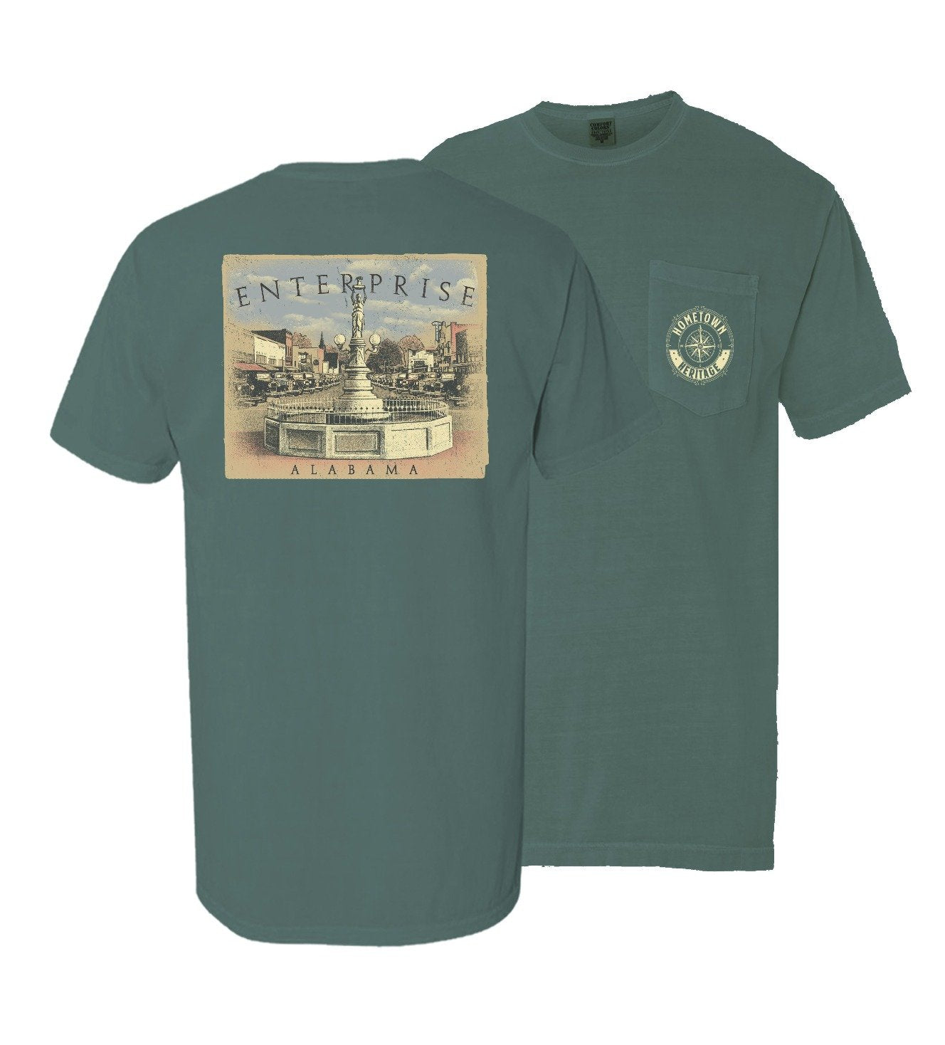 Boll Weevil Statue Enterprise, Alabama T-Shirt by Hometown Heritage ...