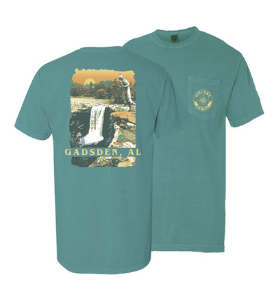 Gadsden, AL Noccalula Falls T-Shirt by Hometown Heritage