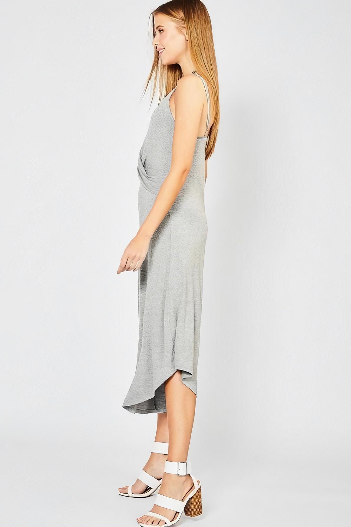 Grey Cropped Jumpsuit by Entro
