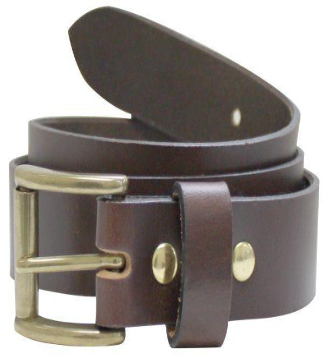 High Roller Leather Belt by Bison Belts