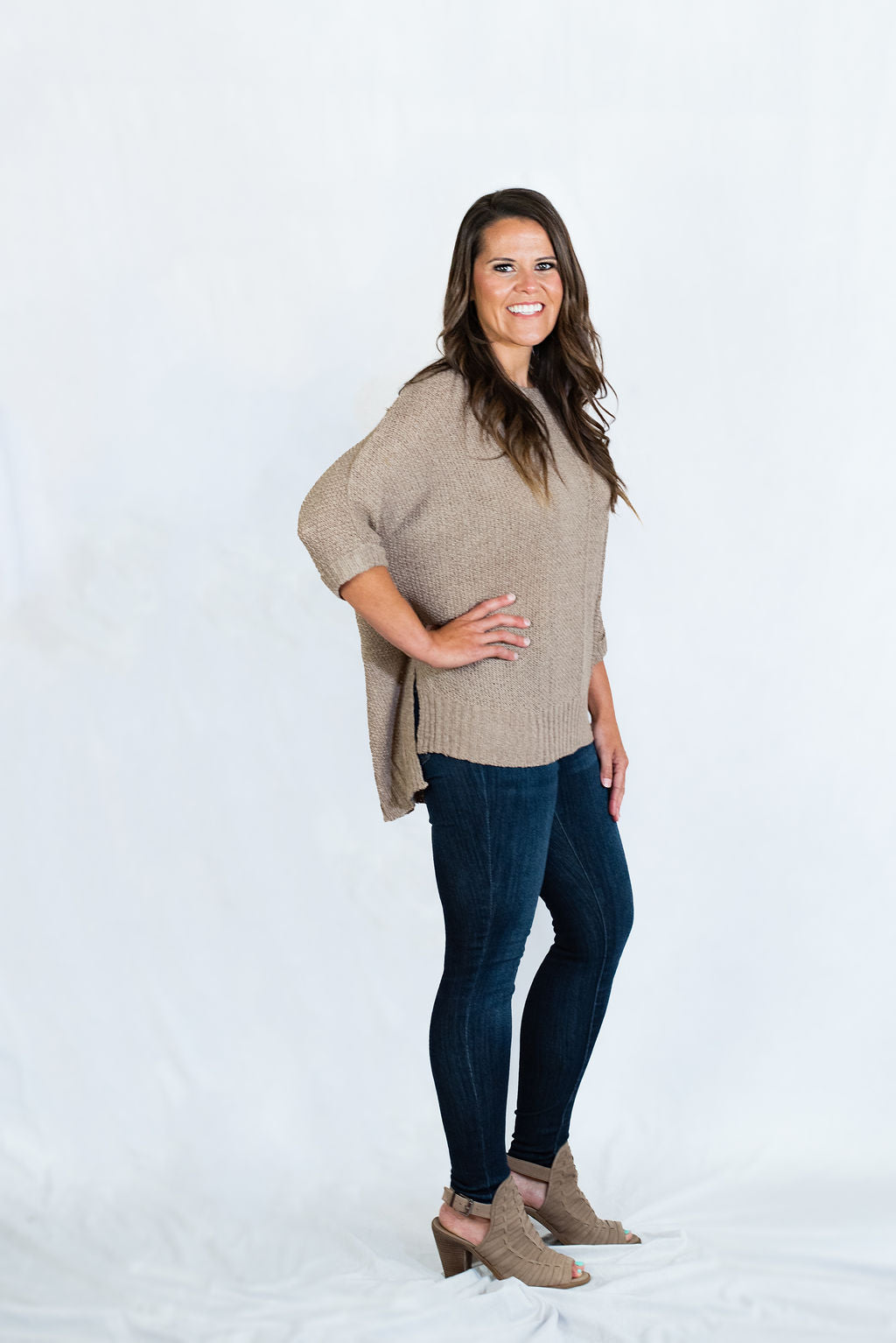 It’s A Breeze Tunic Sweater Knit Top by Easel Clothing
