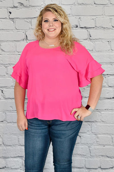 90 SSS-L {My Gift To You} Eggplant V-Neck Babydoll Top EXTENDED PLUS SIZE  3X 4X 5X in 2023