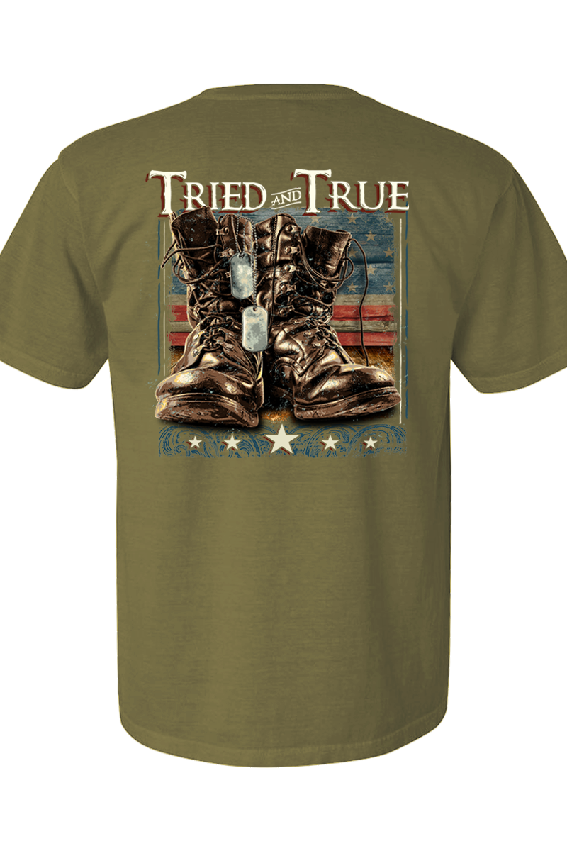 Military Boots - Short Sleeve T-Shirt by Tried and True Clothing