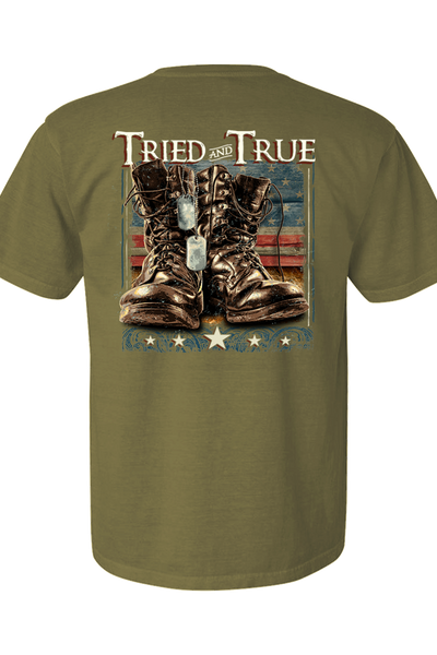 Military Boots - Short Sleeve T-Shirt by Tried and True Clothing