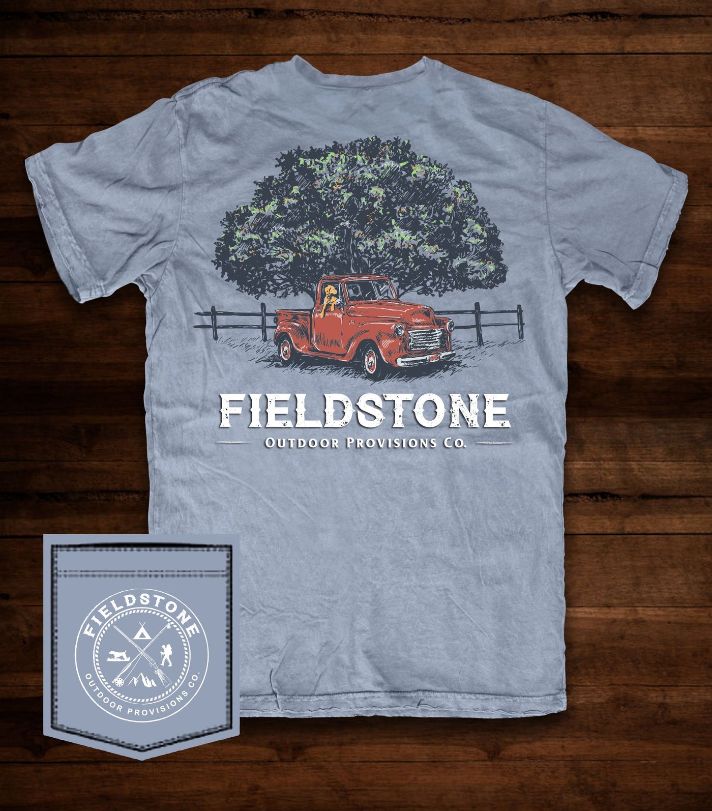Old Oak -Short Sleeve T-Shirt (Youth) by Fieldstone Outdoors