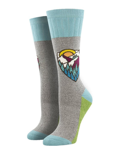 Outlands Atomicchild "Mountain Top" Women Socks by Socksmith