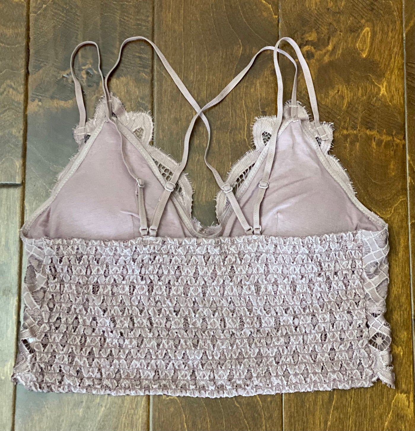 Padded Bralette in Dusty Blush Plus Size by Anemone