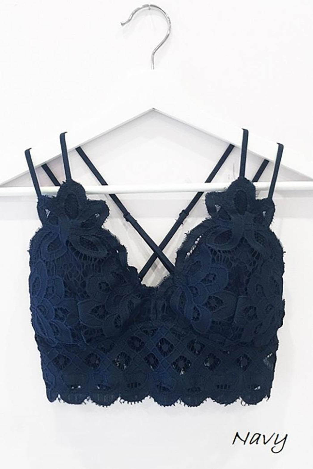 Padded Bralette in Navy Plus Size by Anemone – Hometown Heritage