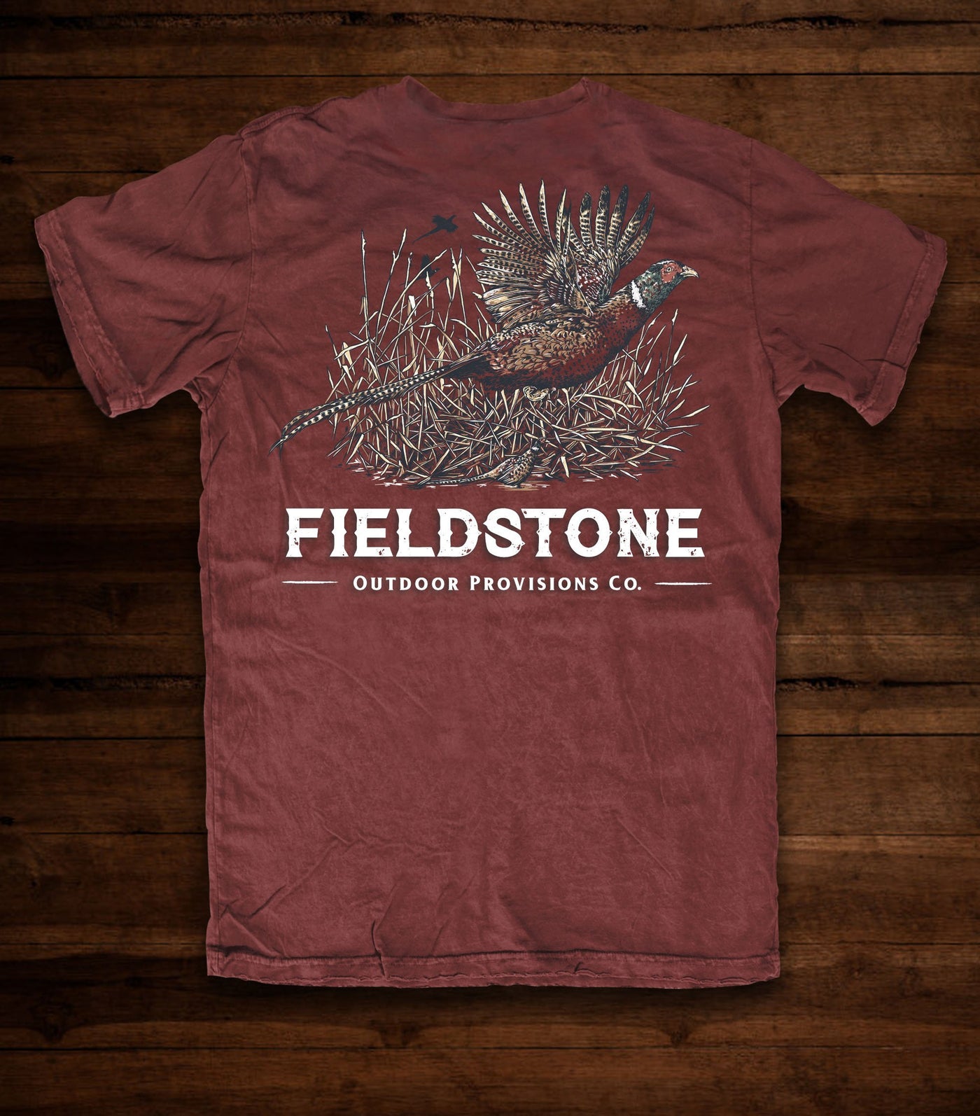 Pheasant Short Sleeve T-Shirt by Fieldstone Outdoors