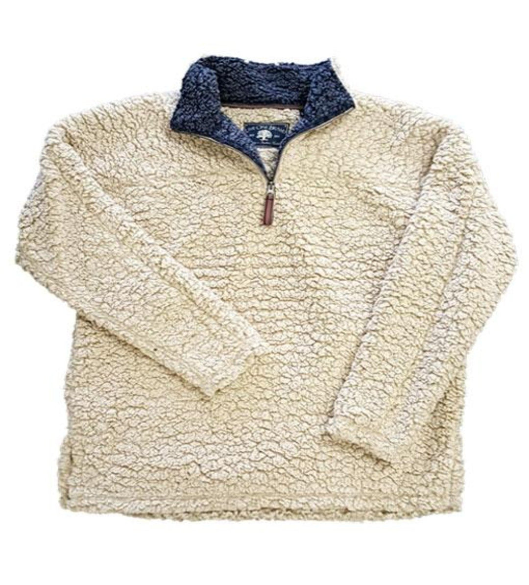 quarter zip usc sherpa pullover