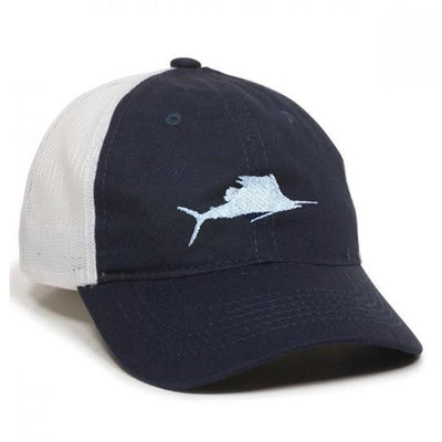 Sailfish Trucker Hat by Phins Apparel