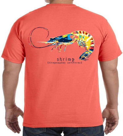 Shrimp - Short Sleeve T-Shirt by Phins Apparel