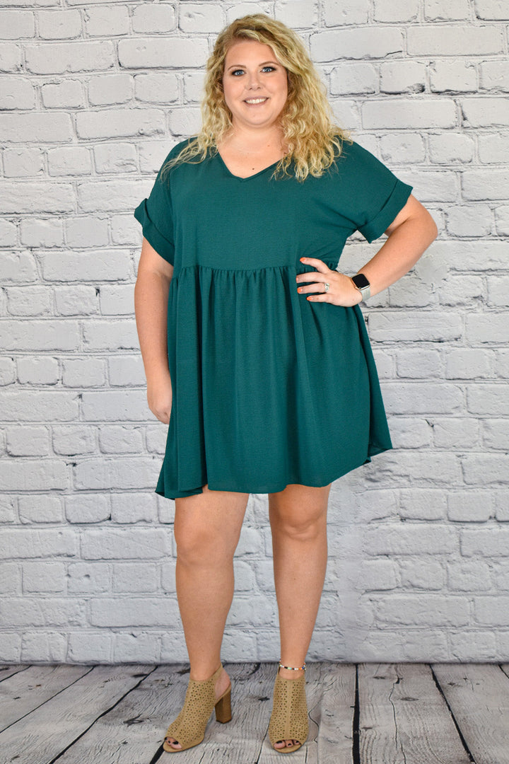 slim fit dress slacks Entro Clothing Plus Size Solid Rolled Sleeve Basic Babydoll Dress –  Hometown Heritage Boutique