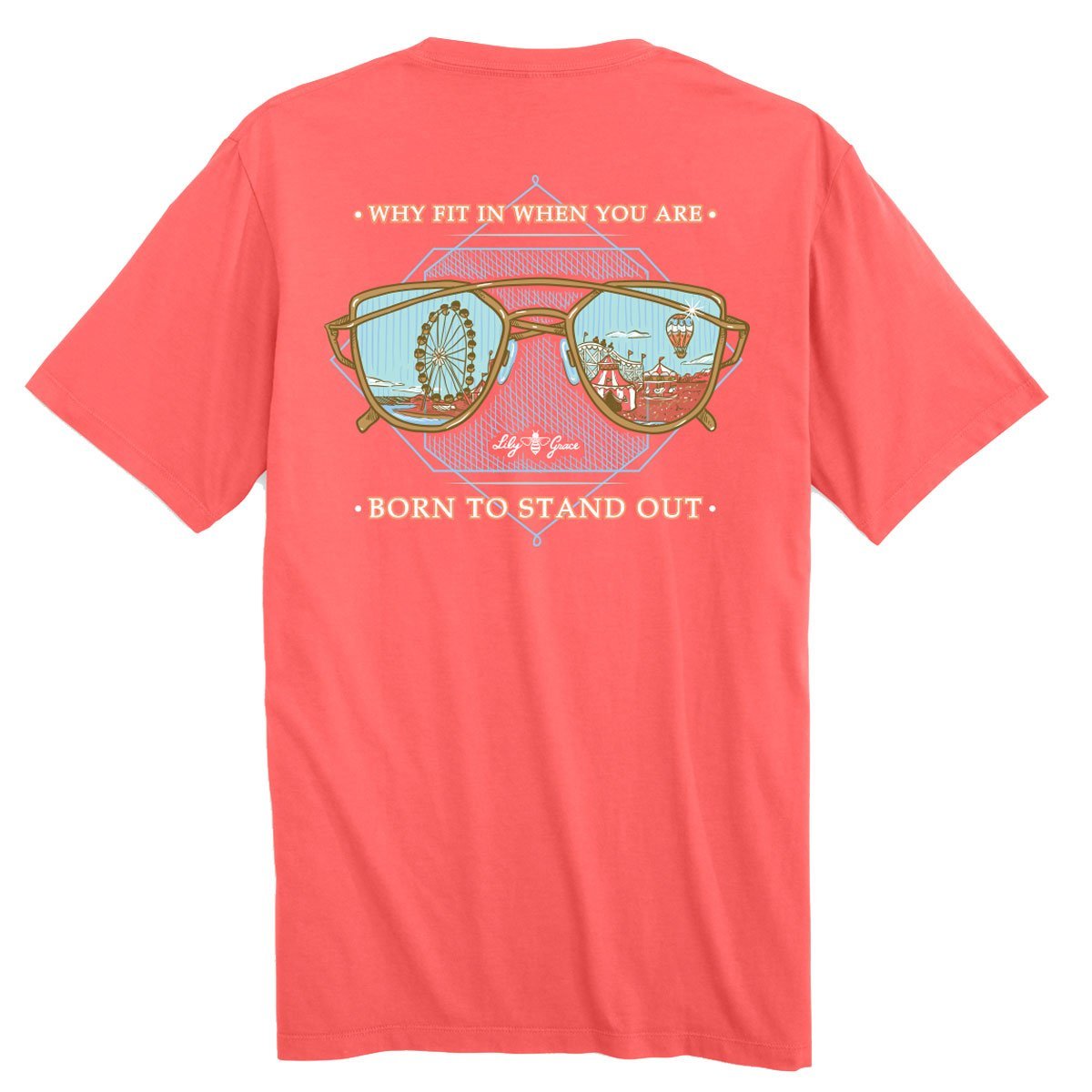 Standout Sunglasses - Short Sleeve T-Shirt by Lily Grace