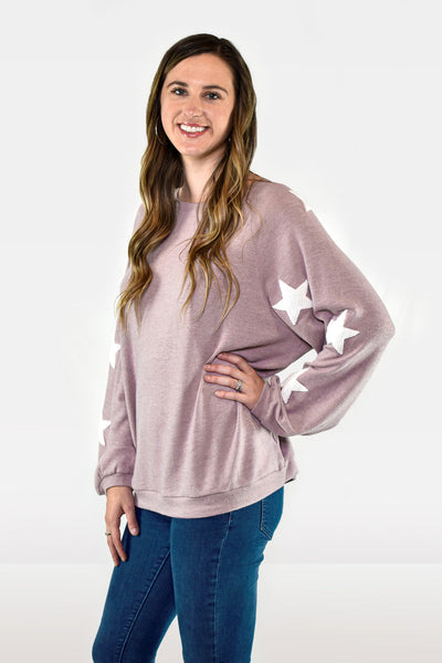Stargaze Pullover Knit Top by Easel Clothing