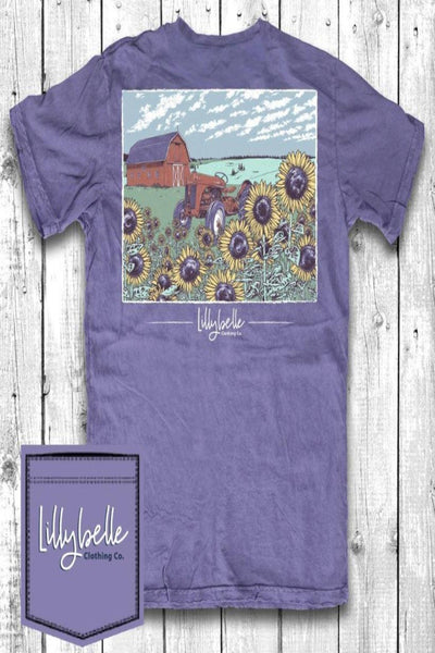 Sunflowers - Short Sleeve T-Shirt by Lillybelle