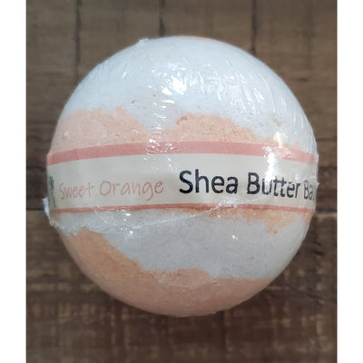 Sweet Orange Goat Milk Soap Bath Bomb by Simply Making It