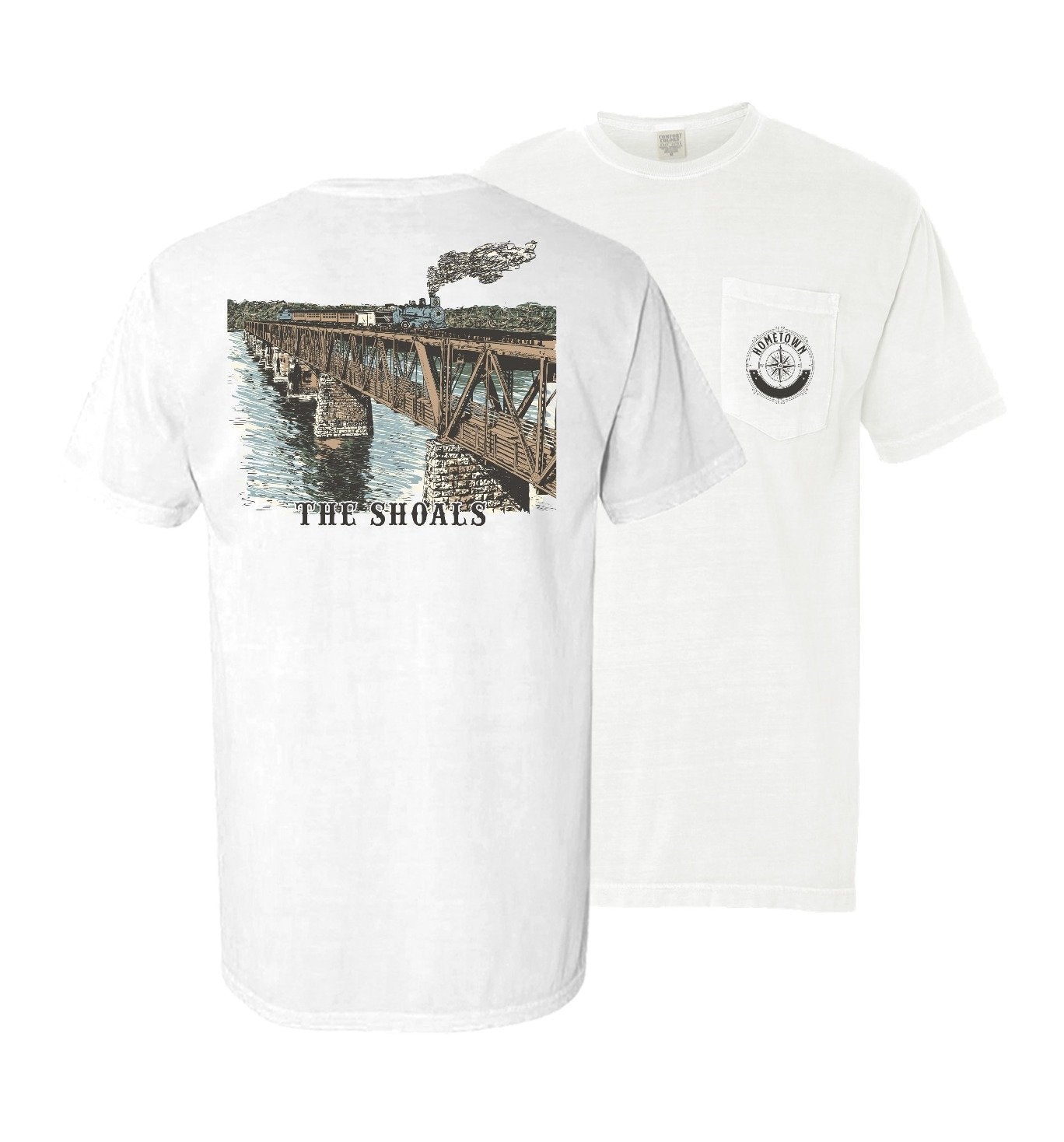 The Shoals Old Railroad Bridge T-Shirt by Hometown Heritage
