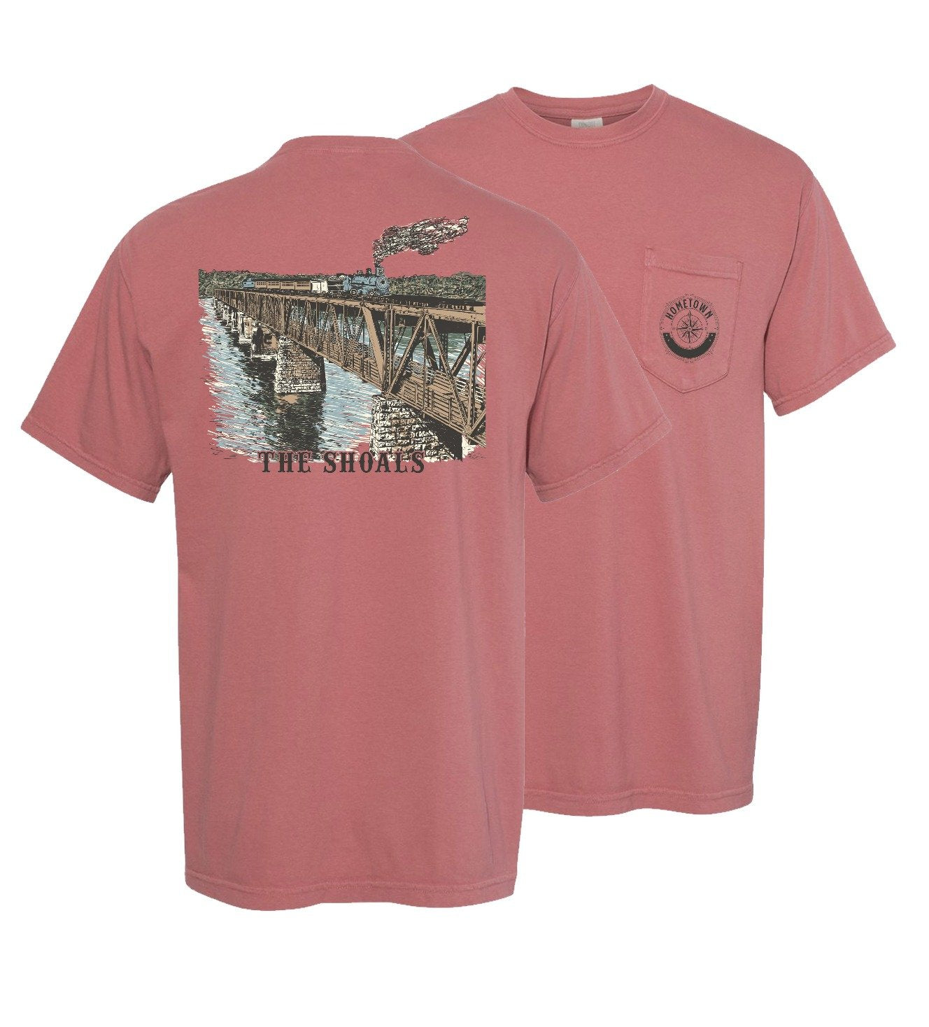 The Shoals Old Railroad Bridge T-Shirt by Hometown Heritage
