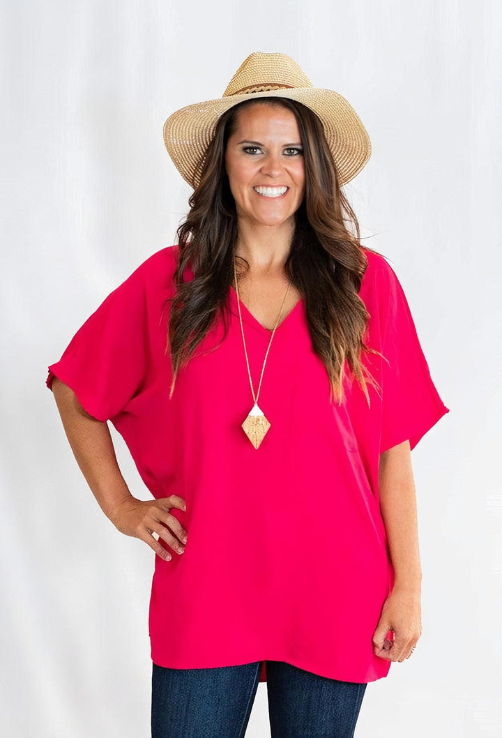 V-Neck-Boxy-Top-With-Front-