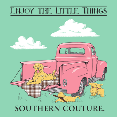 Vintage Truck - Long Sleeve T-Shirt by Southern Couture